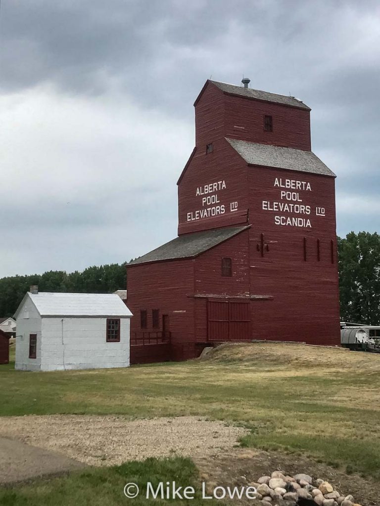 The Scandia, AB grain elevator, June 2019. Contributed by Mike Lowe.