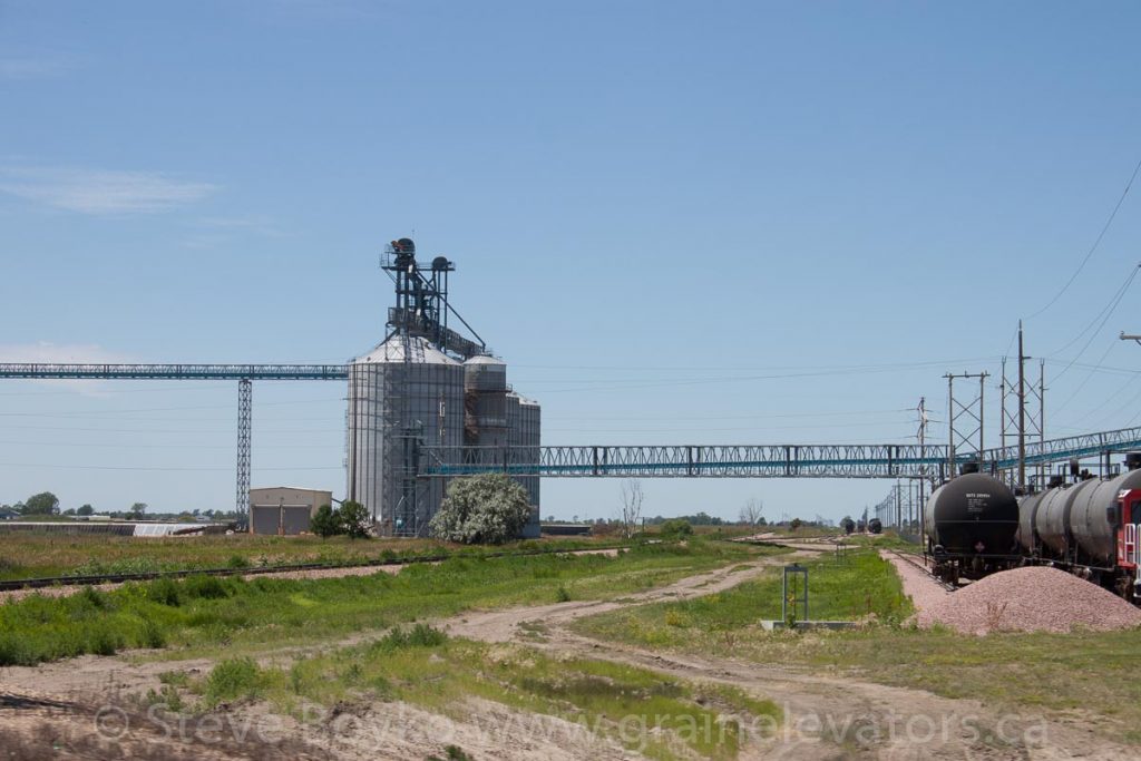 A grain elevator complex in Huron, SD, July 2014. Contributed by Steve Boyko.  