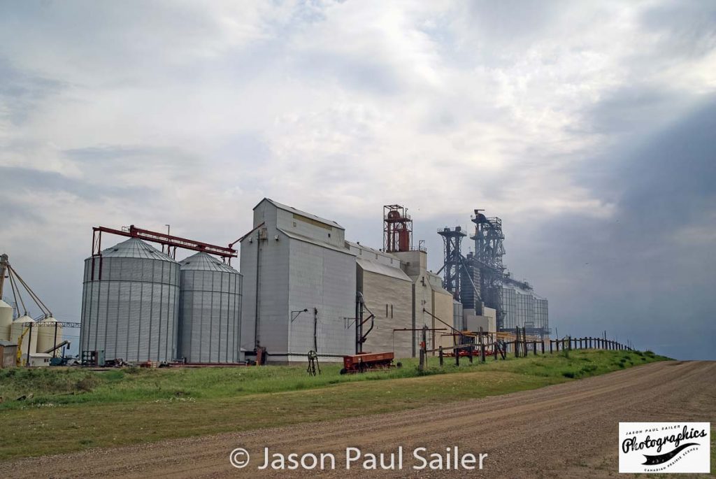 Marengo, SK grain elevator, May 2016. Contributed by Jason Paul Sailer.