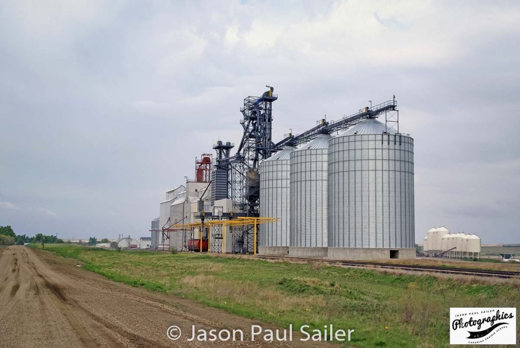 Marengo, SK grain elevator complex, May 2016. Contributed by Jason Paul Sailer. 