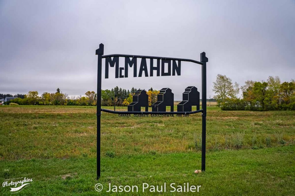 McMahon grain elevator sign, Sep 2018. Contributed by Jason Paul Sailer.