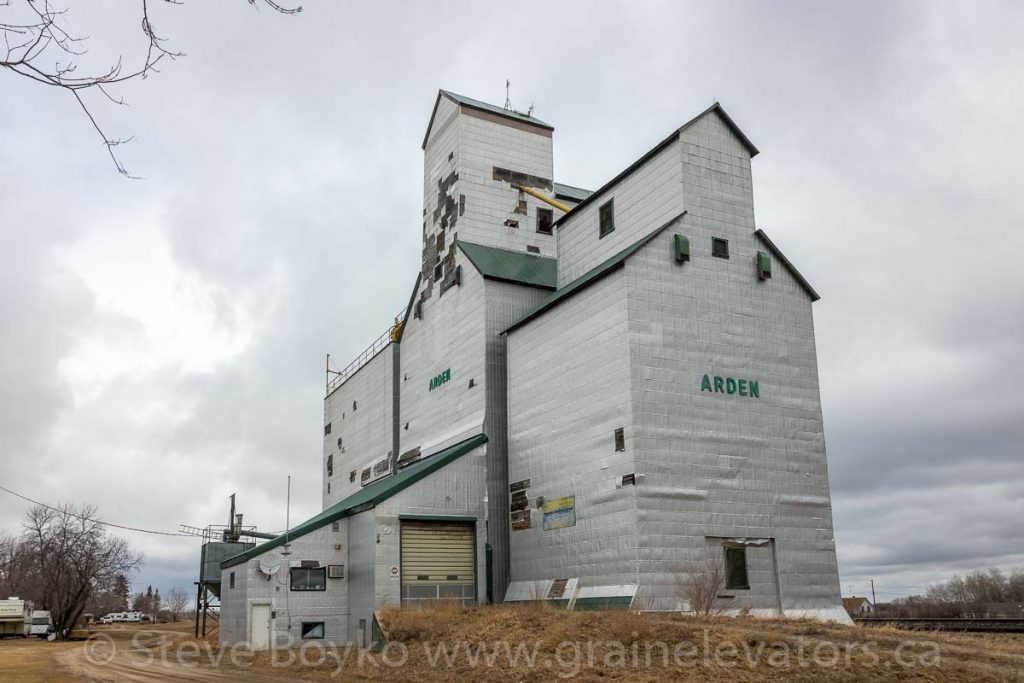 The Arden, MB grain elevator, April 2020. Contributed by Steve Boyko.