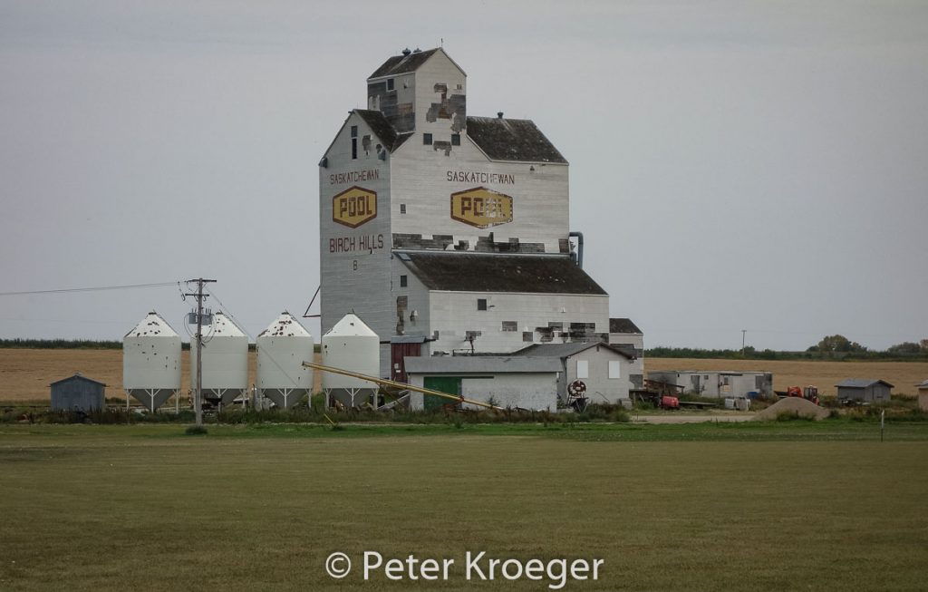 The Birch Hills, SK grain elevator, Sep 2018. Contributed by Peter Kroeger.