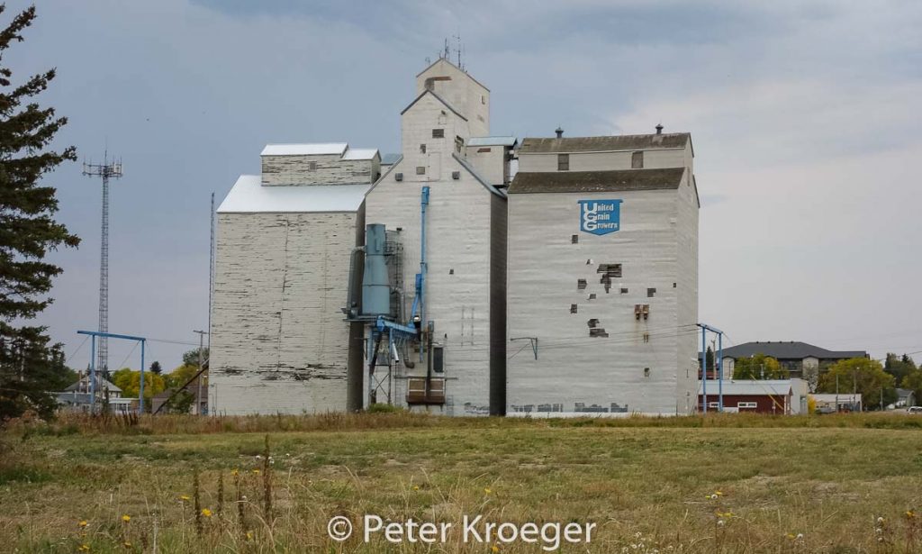 Birch Hills, SK grain elevator (ex UGG), Sep 2018. Contributed by Peter Kroeger.