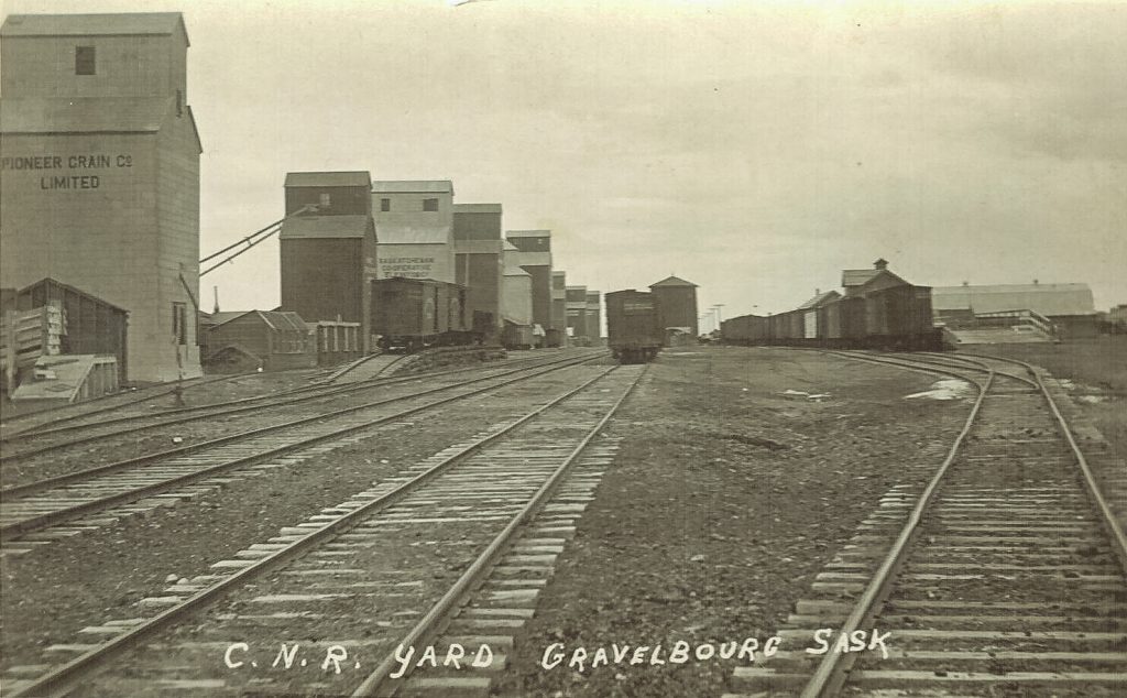 CN yard, Gravelbourg, SK, date unknown