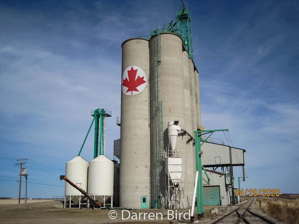 ILTA Grain elevator in Cut Knife, SK, Apr 2020. Contributed by Darren Bird.