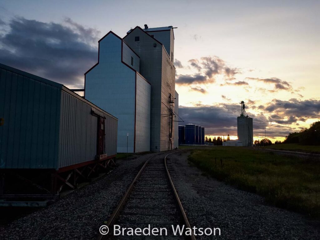 Grain elevators in Marsden, SK, Sep 2020. Contributed by Braeden Watson.