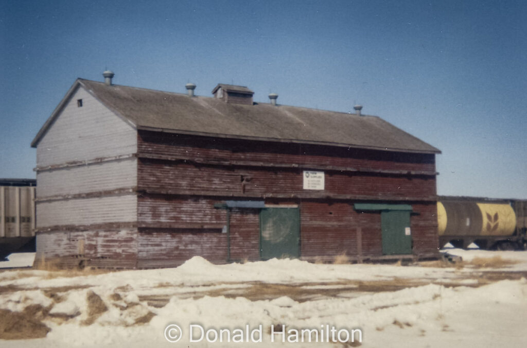 Annex in Clanwilliam, MB, Mar 1971. Copyright by Donald Hamilton.