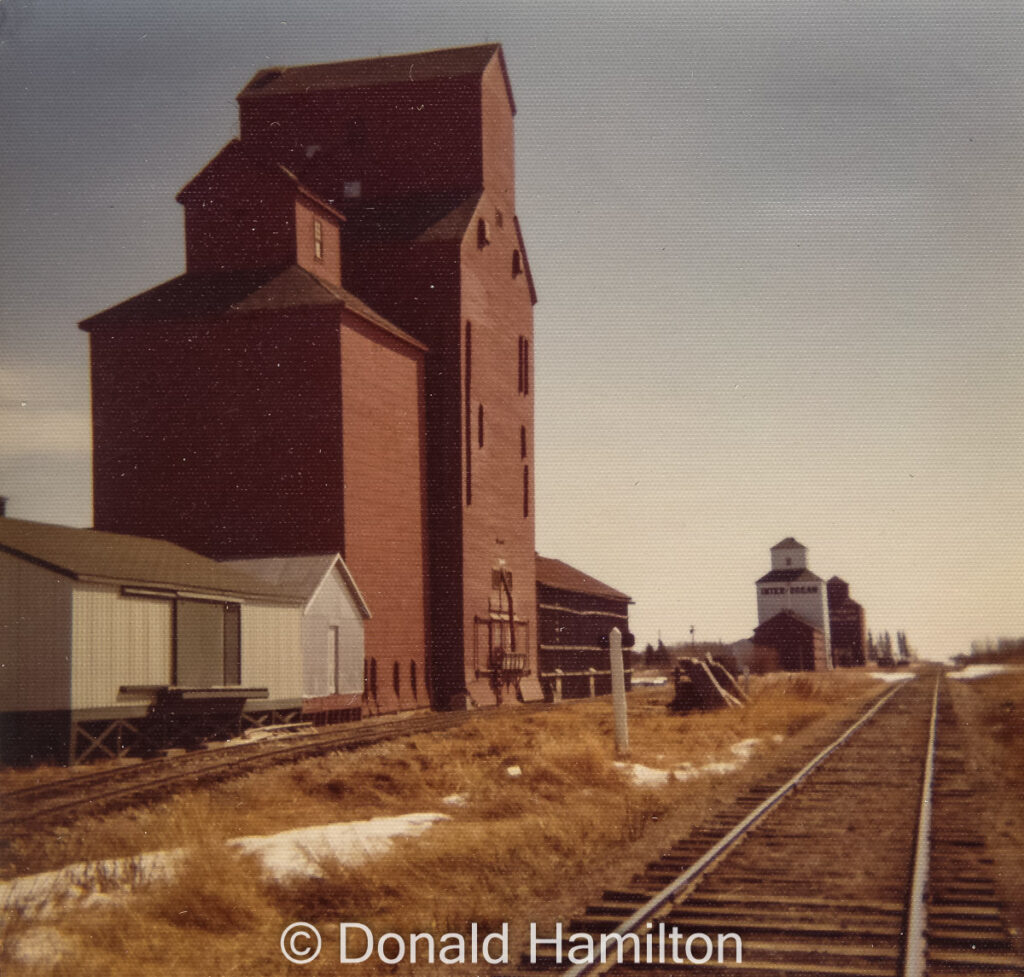 Manitoba Pool Elevators in Clanwilliam 1975, contributed by Donald Hamilton