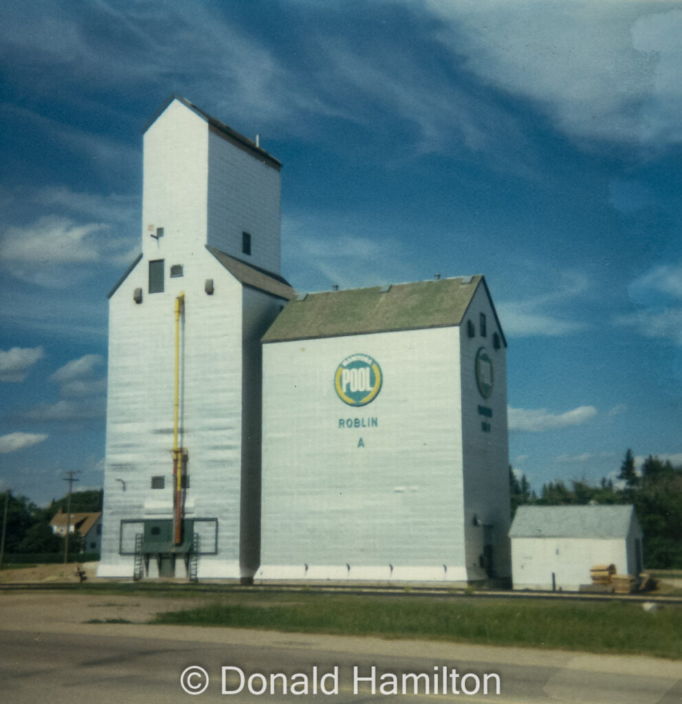 Roblin "A" grain elevator, date unknown. Copyright by Donald Hamilton.