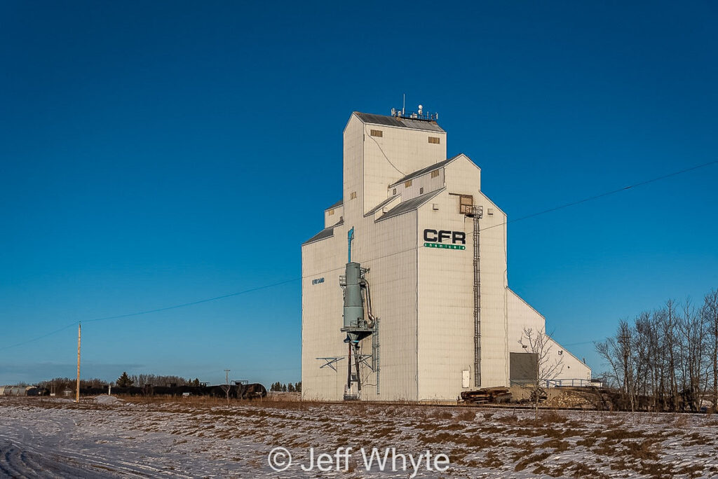 CFR Industries' grain elevator in Kuusamo, AB, Dec 2020. Contributed by Jeff Whyte.