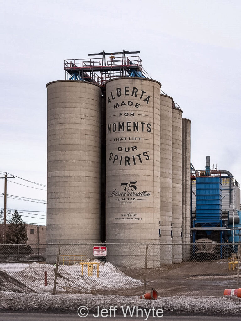 Alberta Distillers grain elevator in Calgary. Contributed by Jeff Whyte.