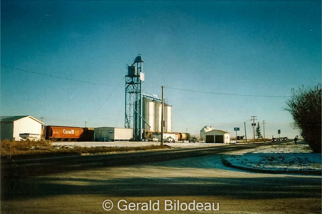Grain elevating structure in Bonnyville, AB. Contributed by Gerald Bilodeau.