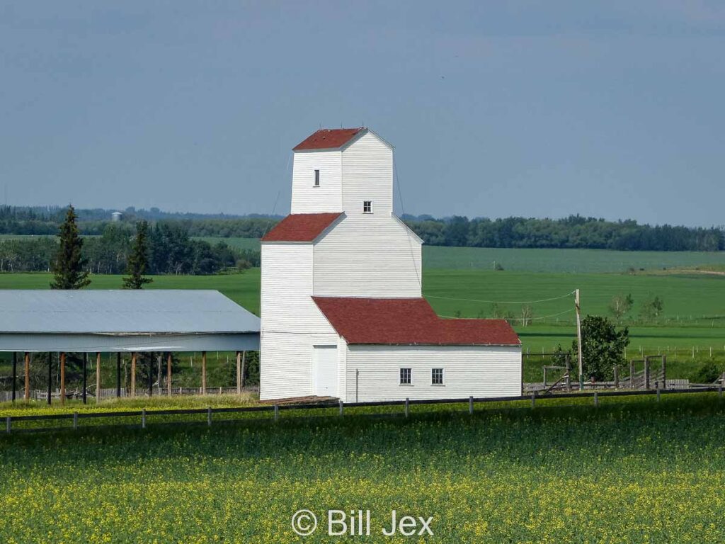 Grain elevator in Namao, AB, July 2014. Contributed by Bill Jex.