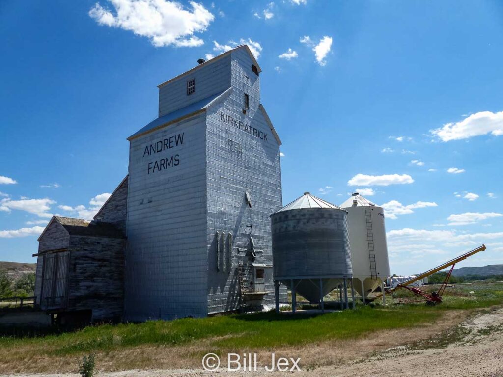 Kirkpatrick grain elevator, June 2014. Contributed by Bill Jex.