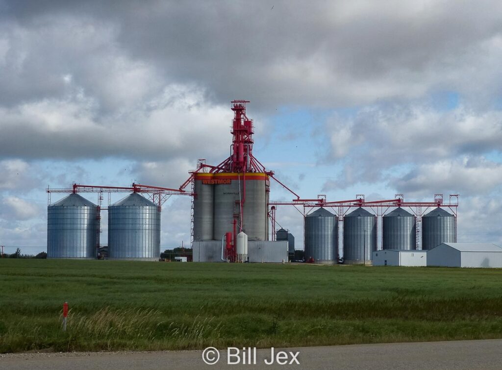 Westmor grain terminal near Morinville, AB, Sep 2019. Contributed by Bill Jex.