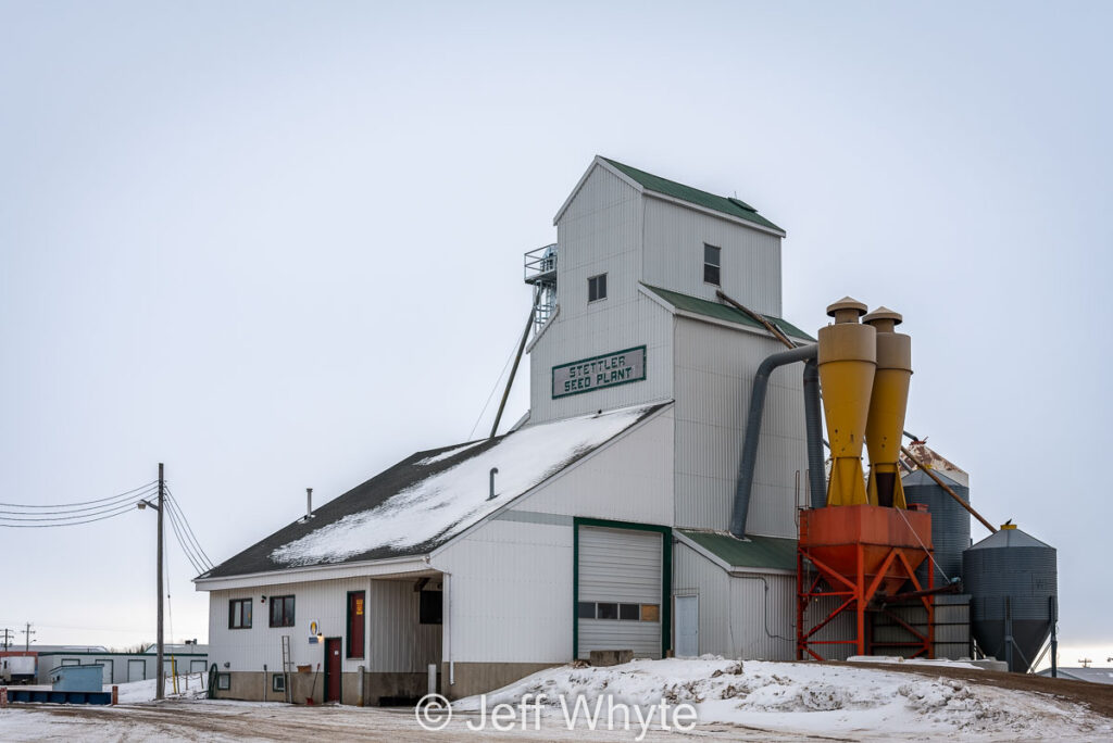 Stettler seed plant, AB. Contributed by Jeff Whyte.