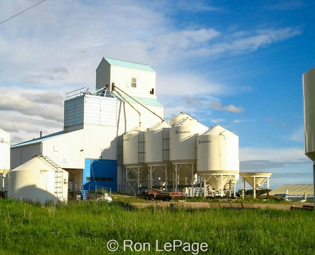 Leduc seed cleaning, June 2008. Contributed by Ron LePage.