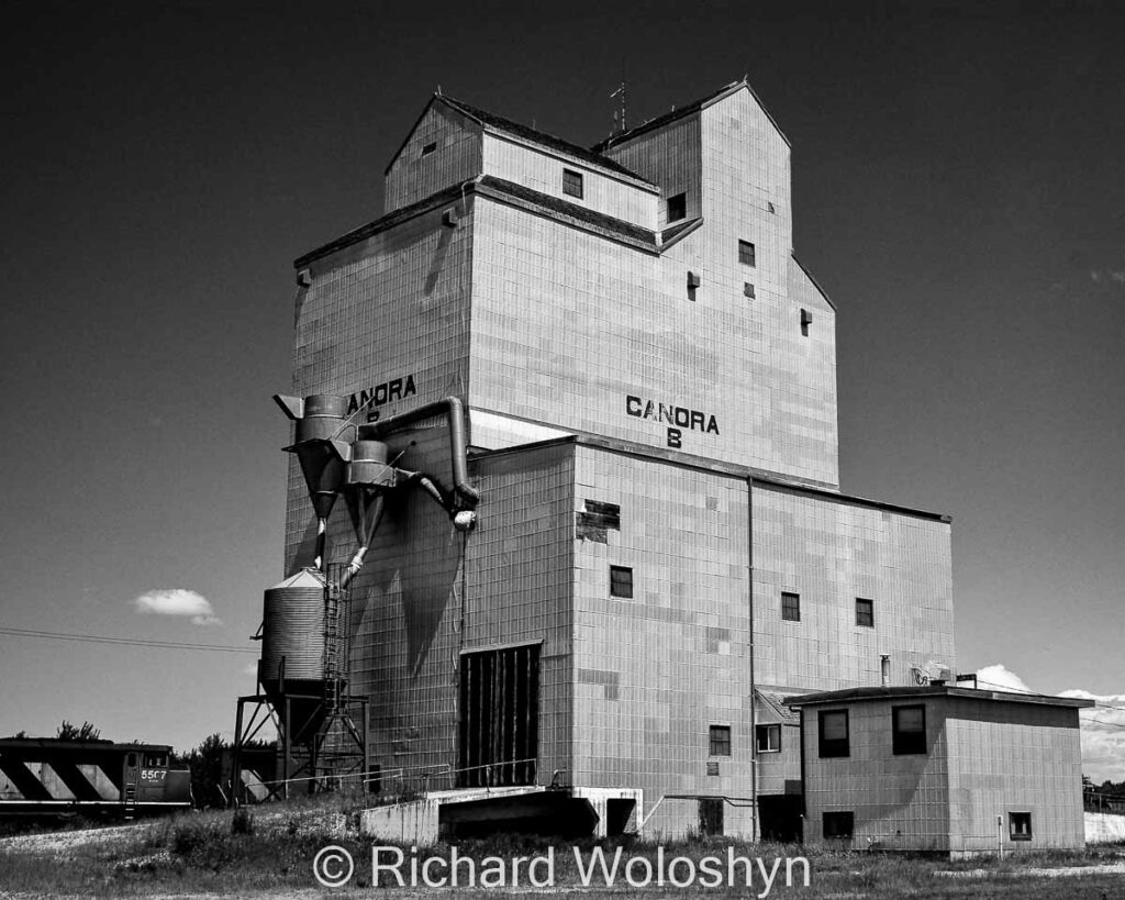 Canora, SK grain elevator, June 2012. Contributed by Richard Woloshyn.