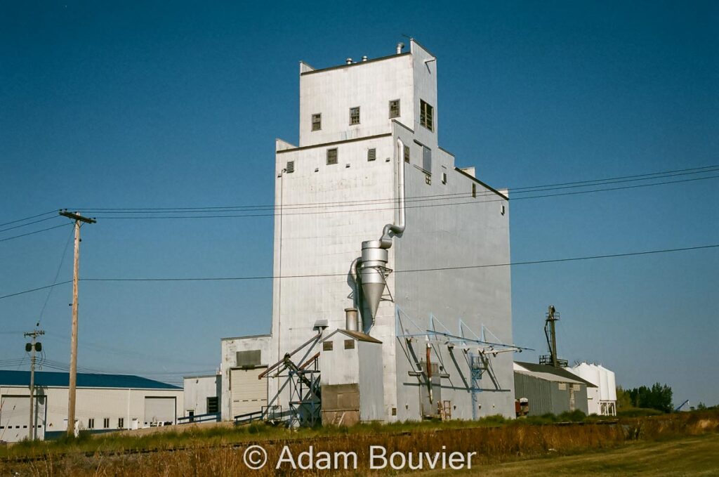 Wooden grain elevator