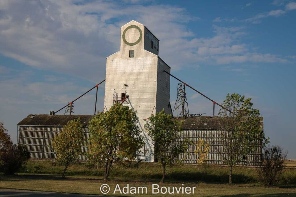 Wooden grain elevator