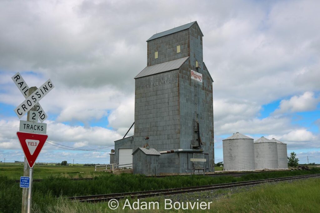 Steel clad grain elevator