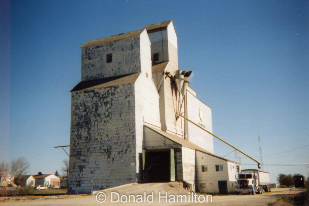 Wooden grain elevator