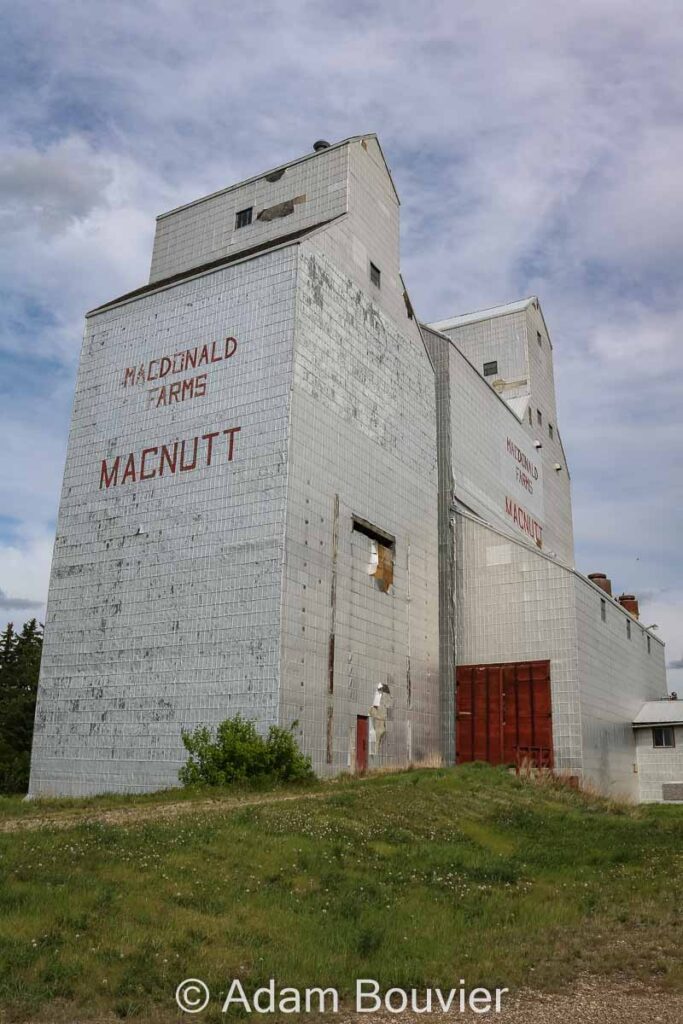 Wooden grain elevator