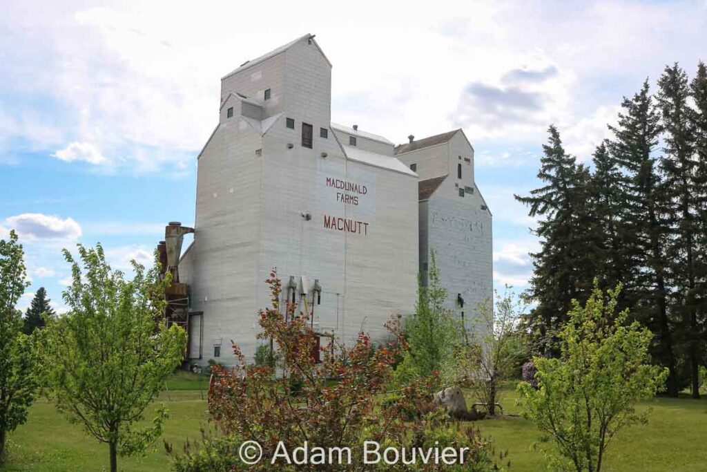 Wooden grain elevator