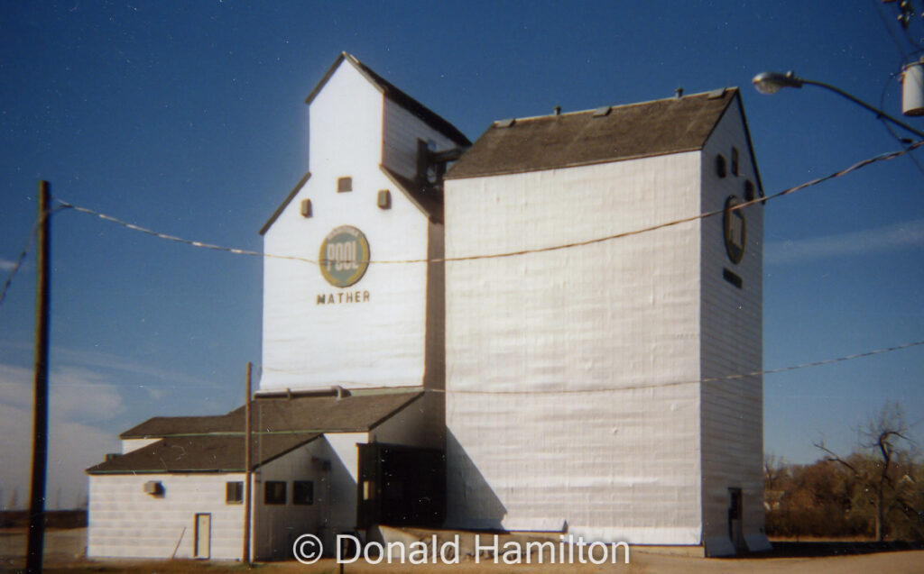 Wooden grain elevator