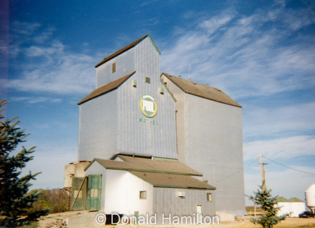 Wooden grain elevator