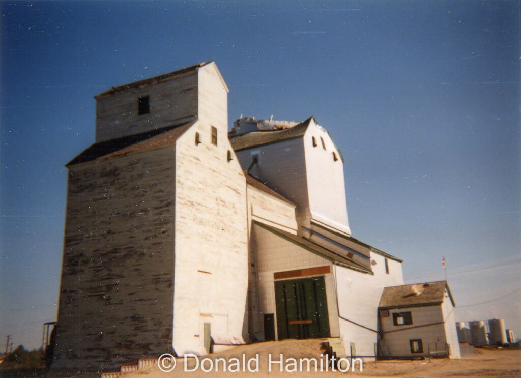 Wooden grain elevators