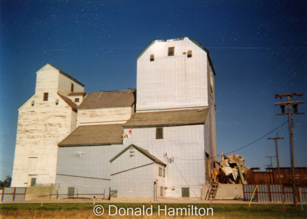 Damaged grain elevators