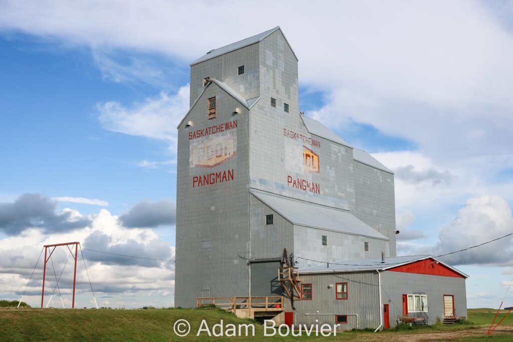 Wooden grain elevator