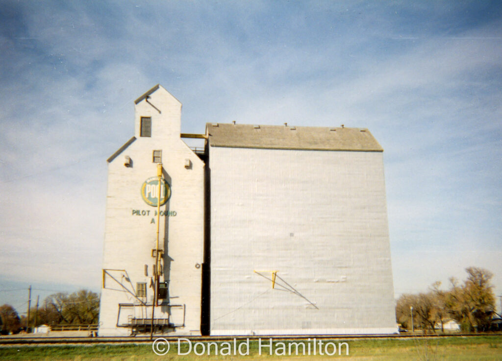 Wooden grain elevator