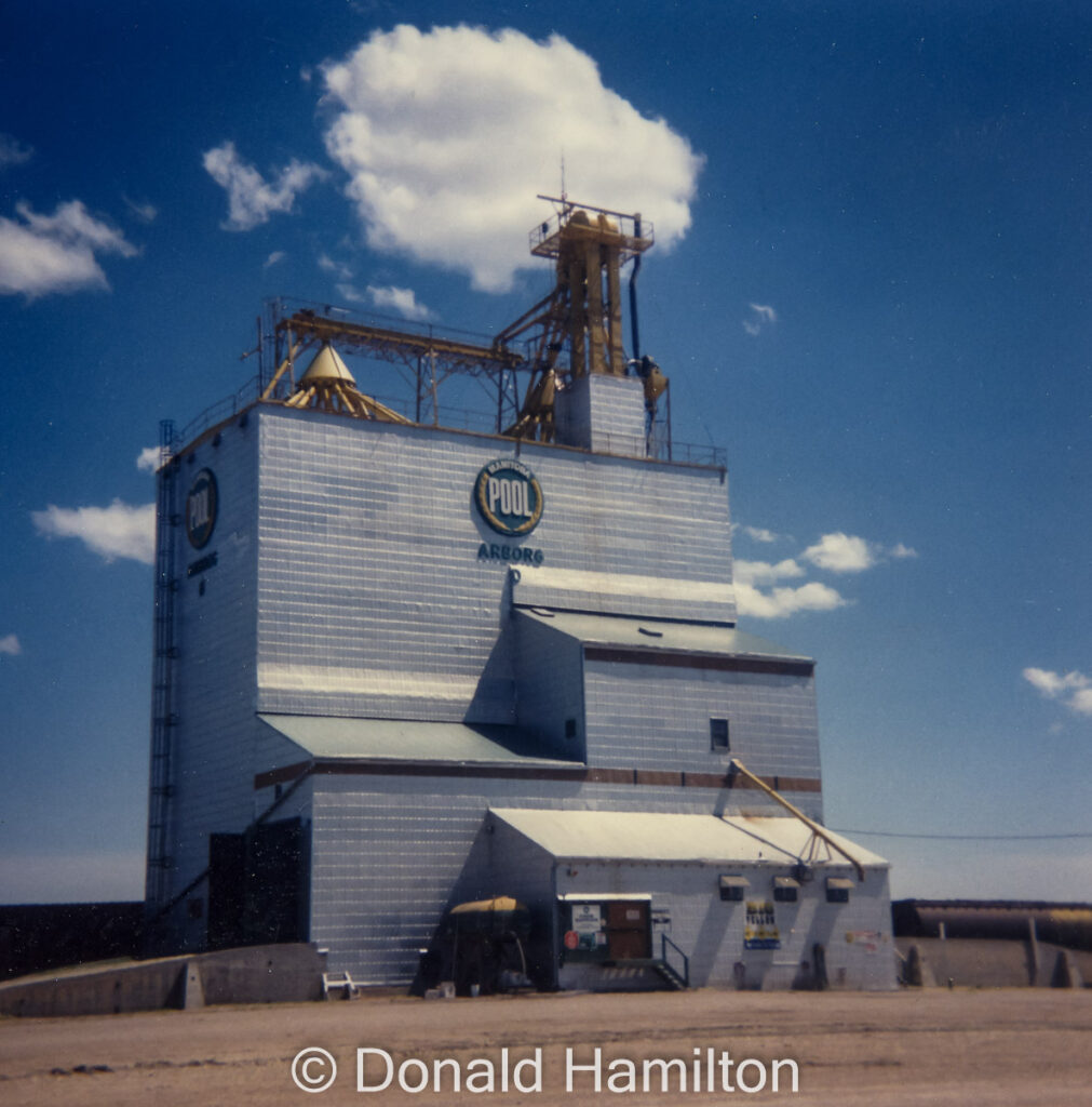 Pool "D" grain elevator in Arborg Manitoba