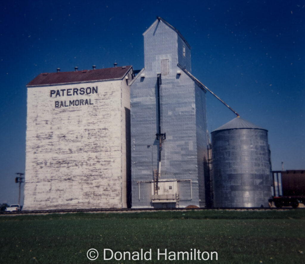 Grain elevator in Balmoral, Manitoba