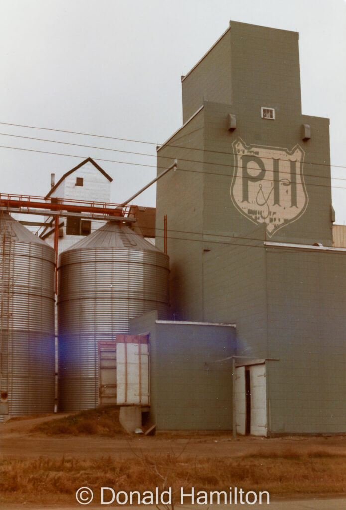 Parrish & Heimbecker grain elevator in Boissevain, MB.