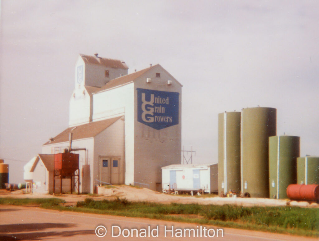 UGG grain elevator in Brunkild, MB