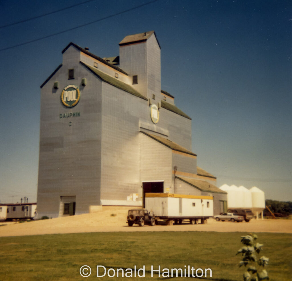 Manitoba Pool "C" grain elevator in Dauphin Manitoba