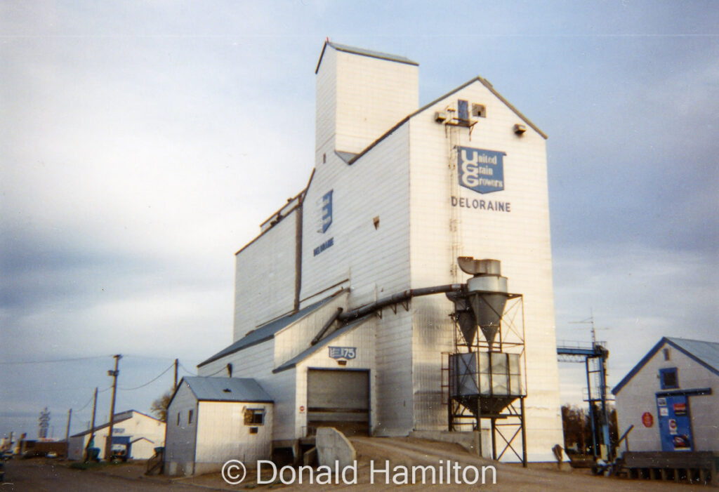 UGG grain elevator in Deloraine, Manitoba