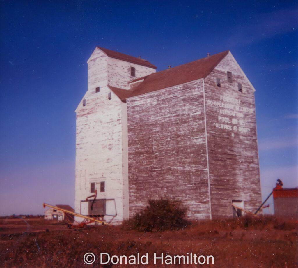 Forrest, MB grain elevator in September 1993