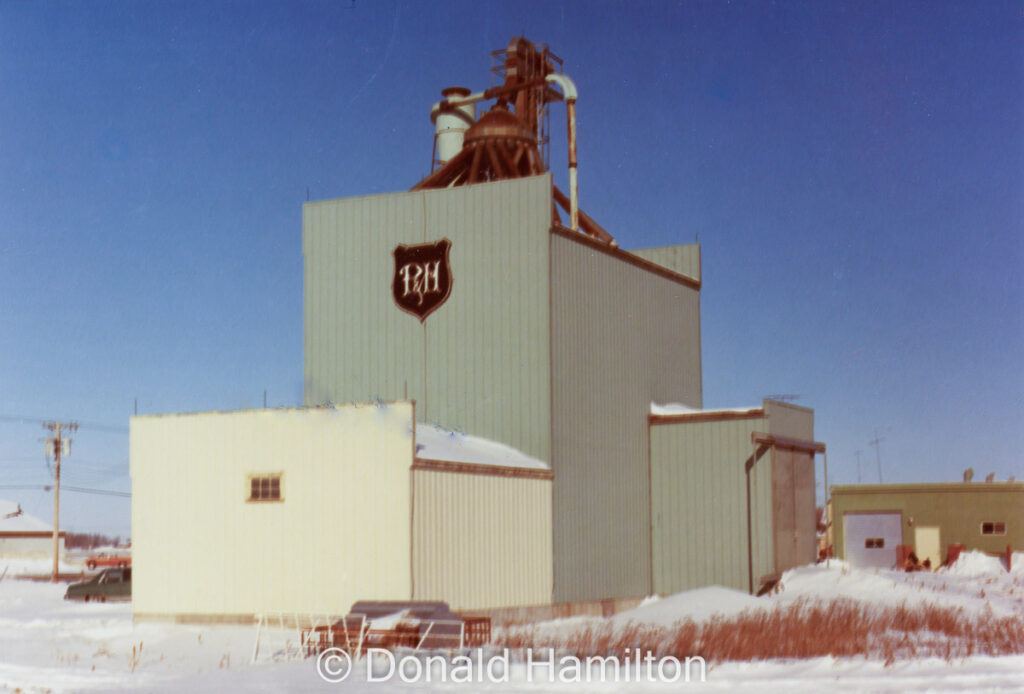 Parrish and Heimbecker grain facility in Gladstone Manitoba.