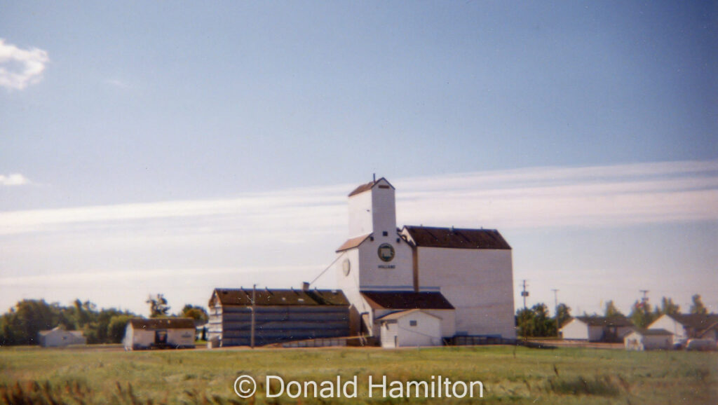 Wooden grain elevator