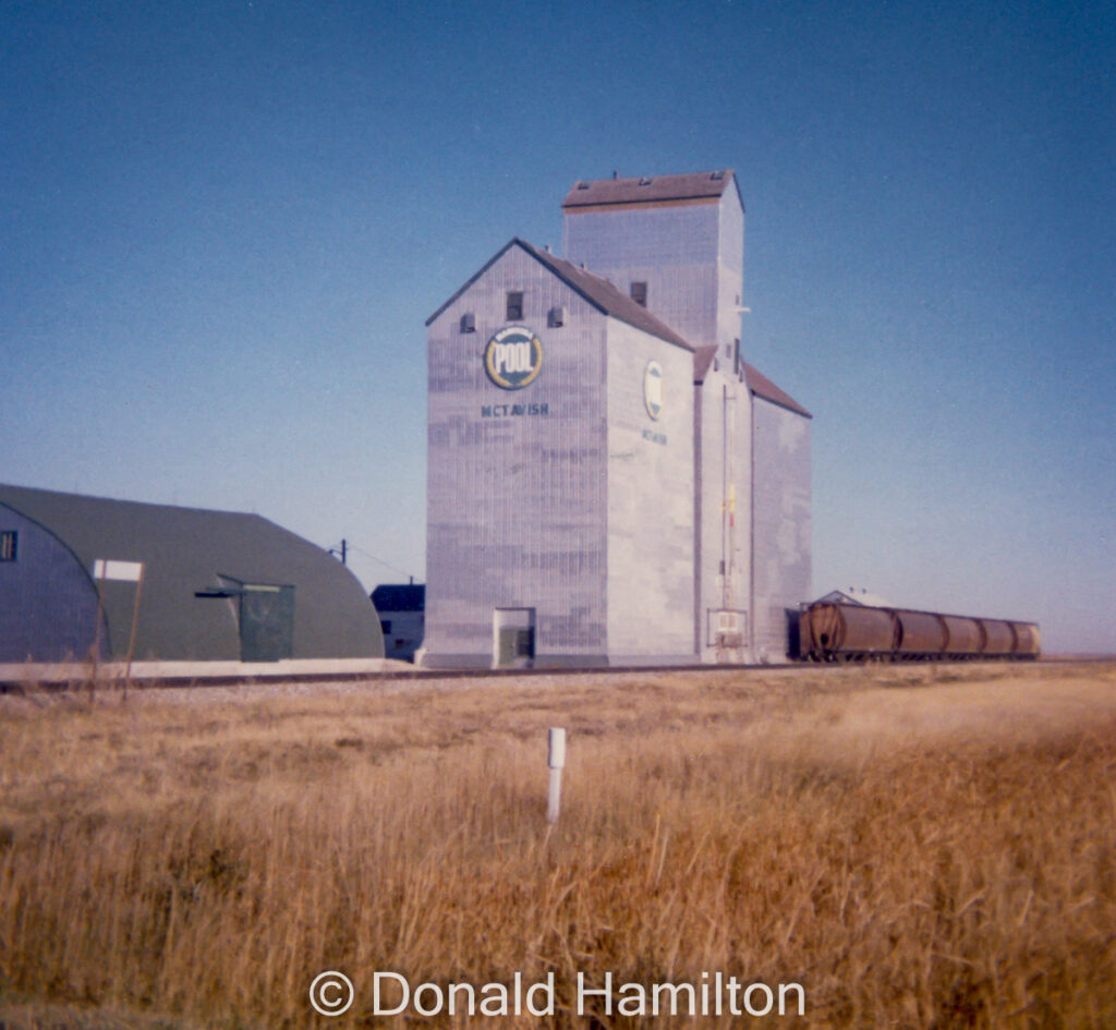 Grain elevator at McTavish Manitoba