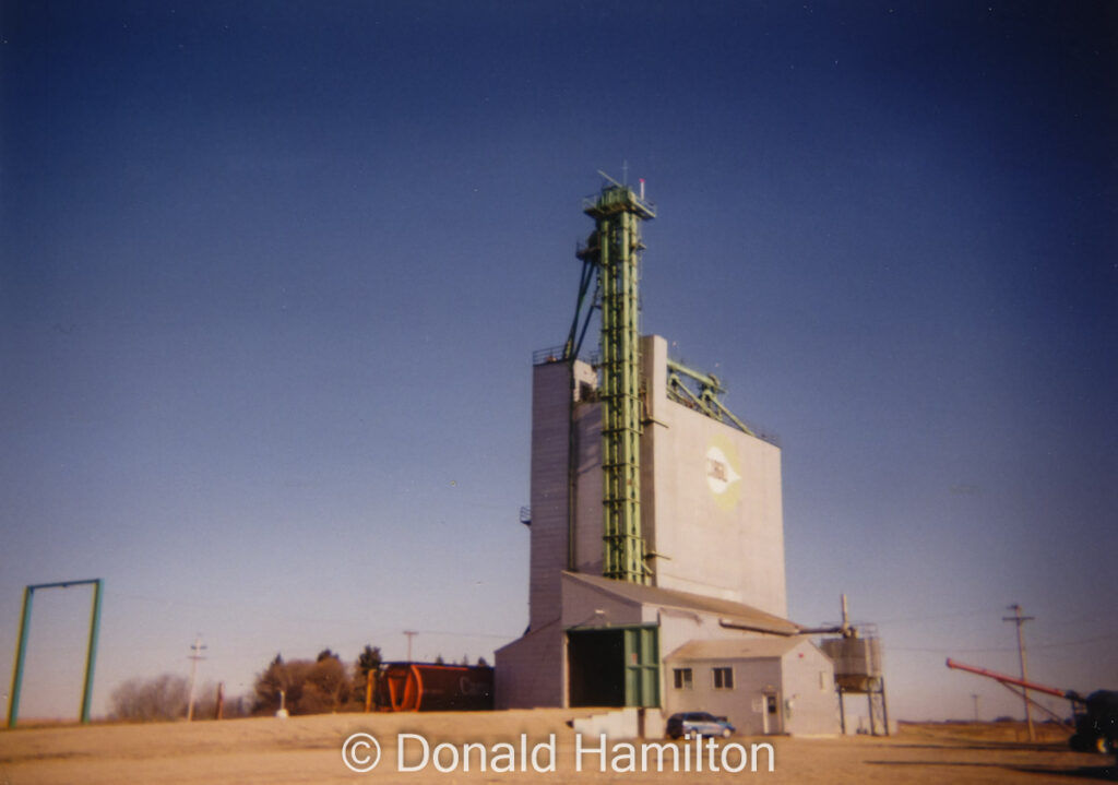 Cargill grain elevator in Newdale Manitoba