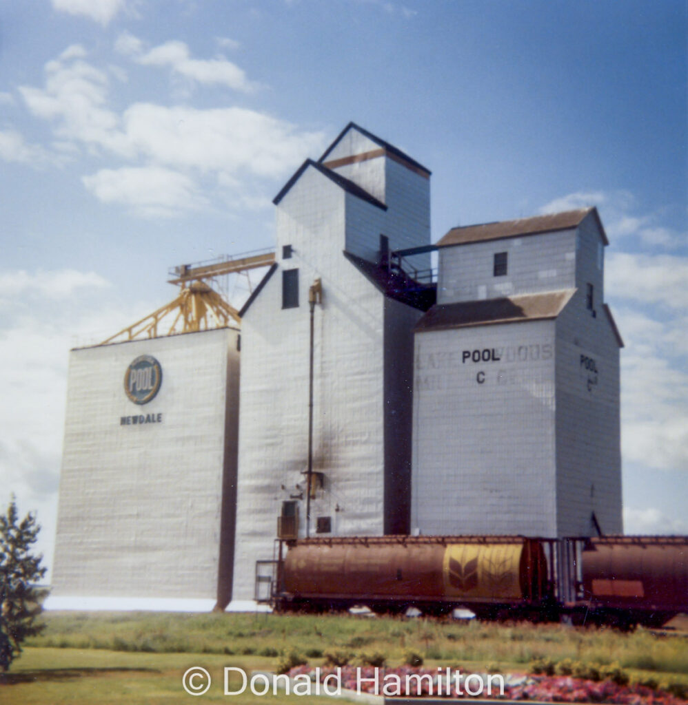 Newdale Pool "C" grain elevator, 1990