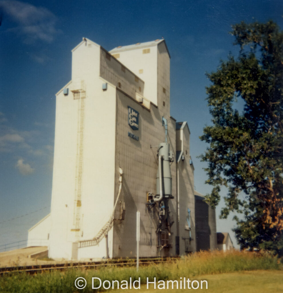 UGG grain elevator in Newdale, Manitoba.