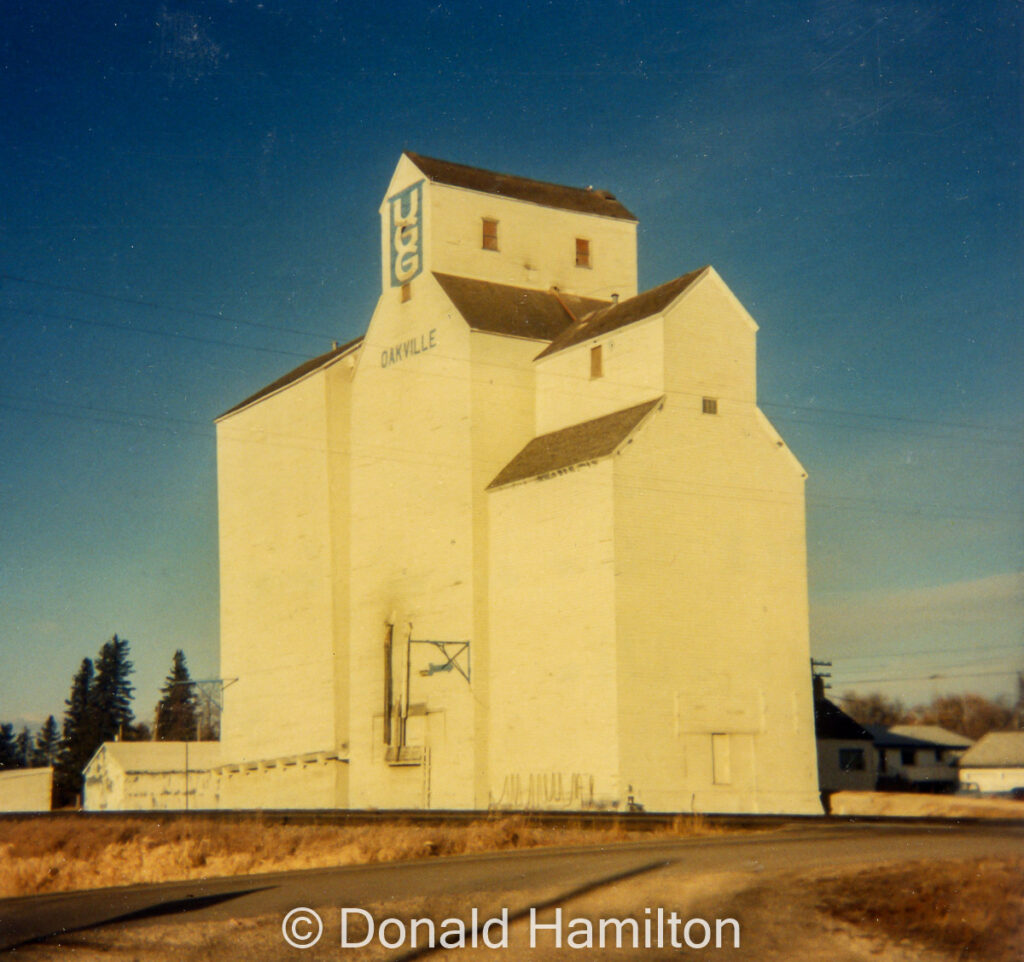 UGG grain elevator in Oakville, Manitoba