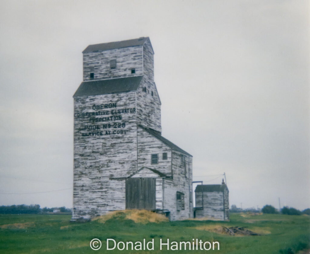 Oberon grain elevator, June 1991